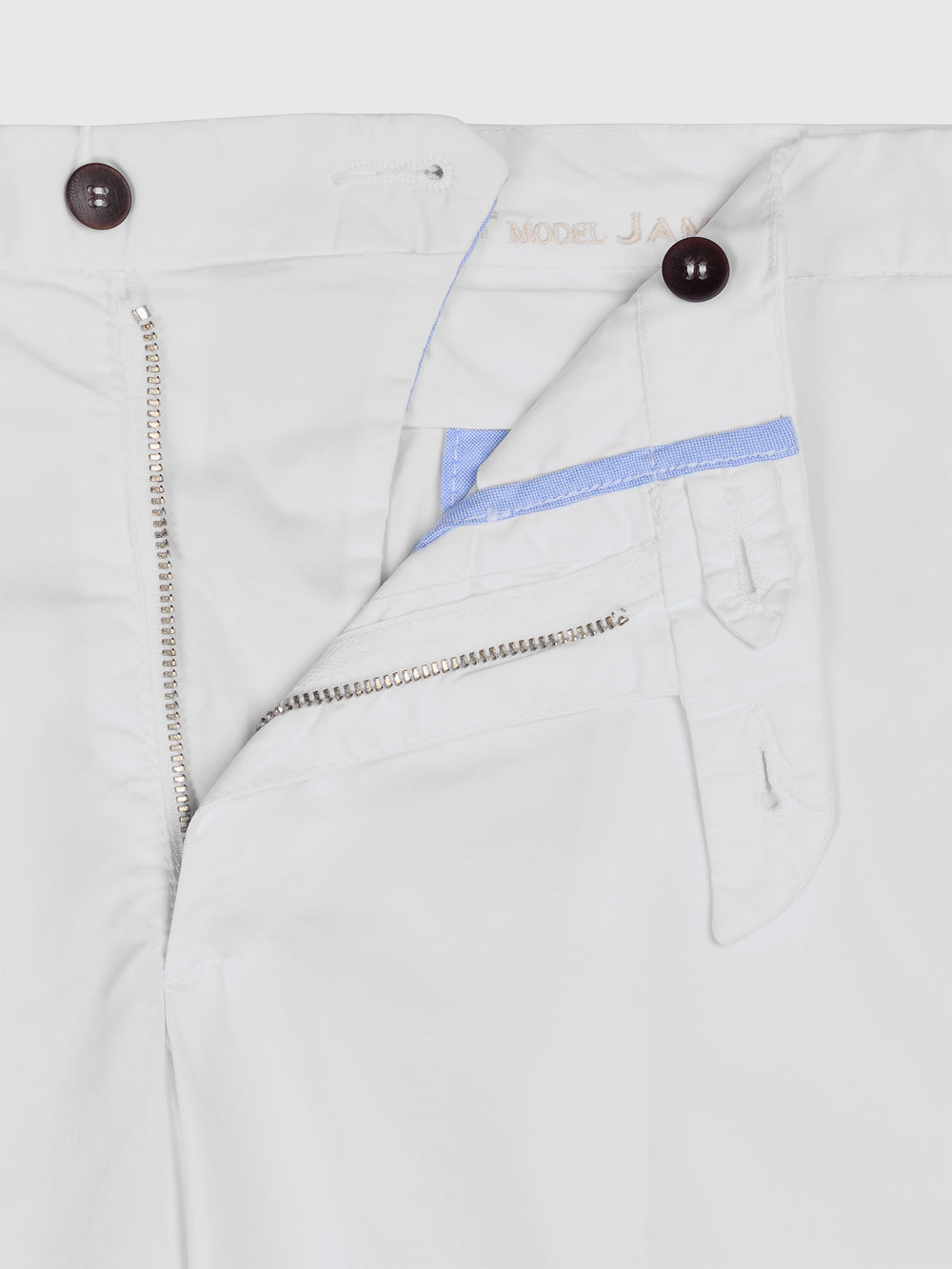 White Pima Stretchy Chino