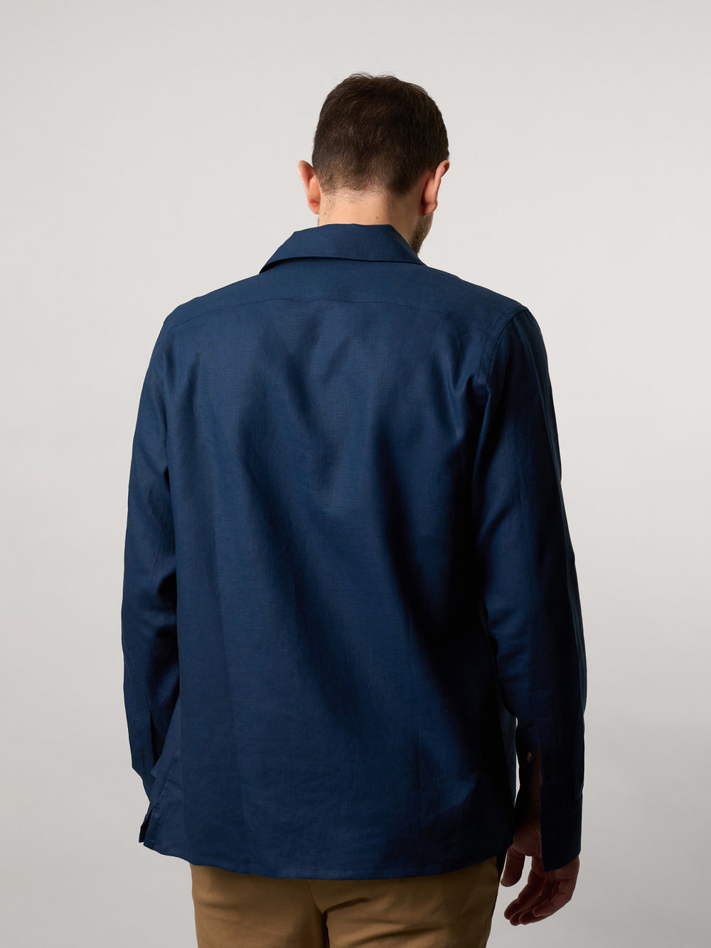 Casual Blue COMO Shirt - Made in Italy - Free shipping to Hong Kong