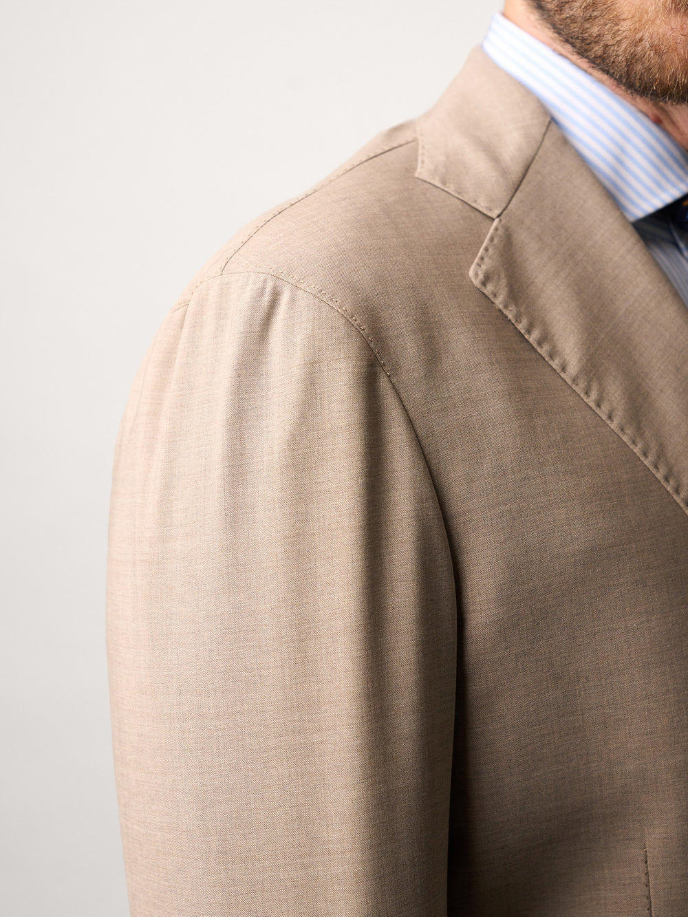 Ultra Light Beige Super 140's Suit