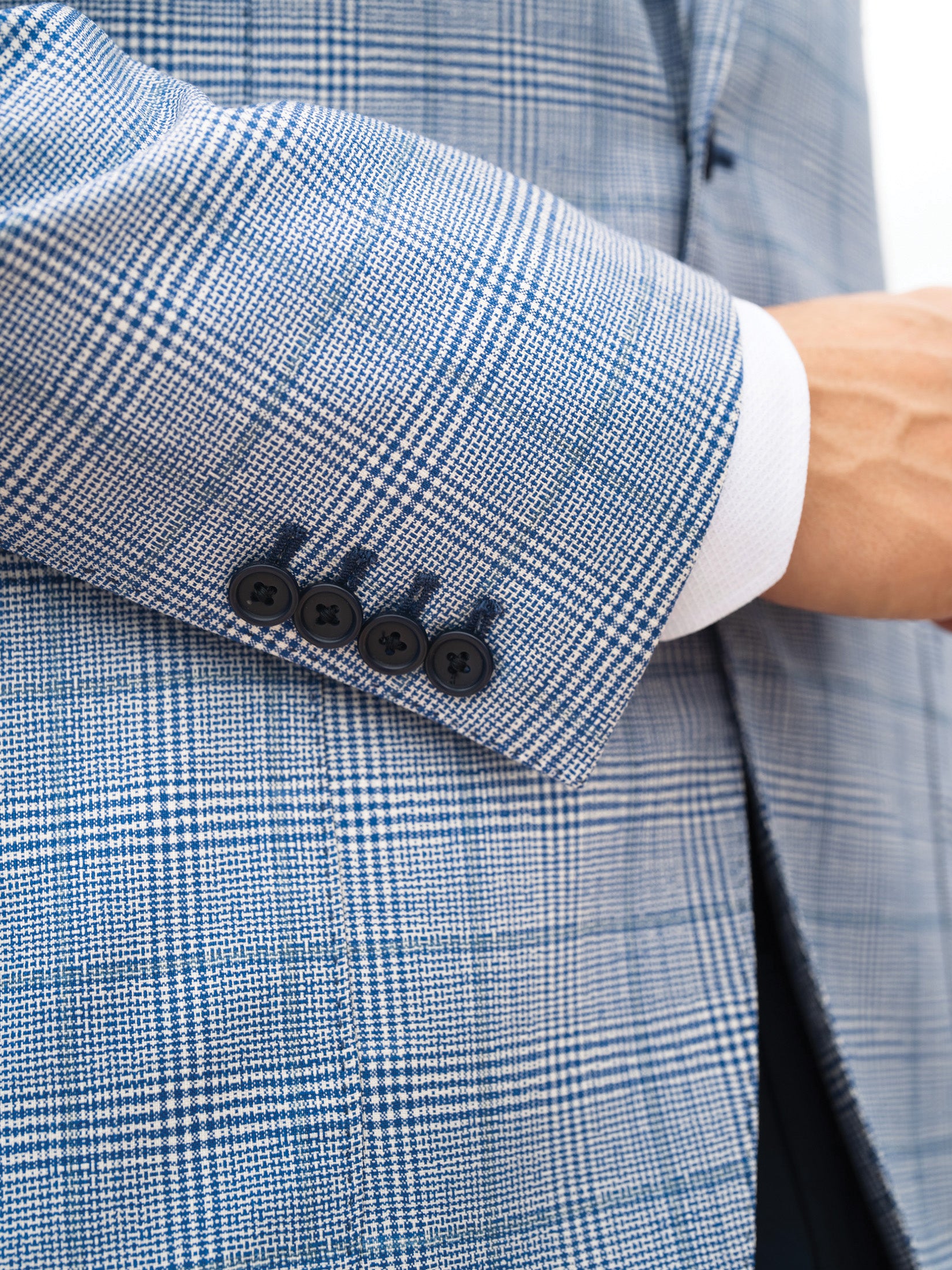 Light Blue Prince of Wales Blazer