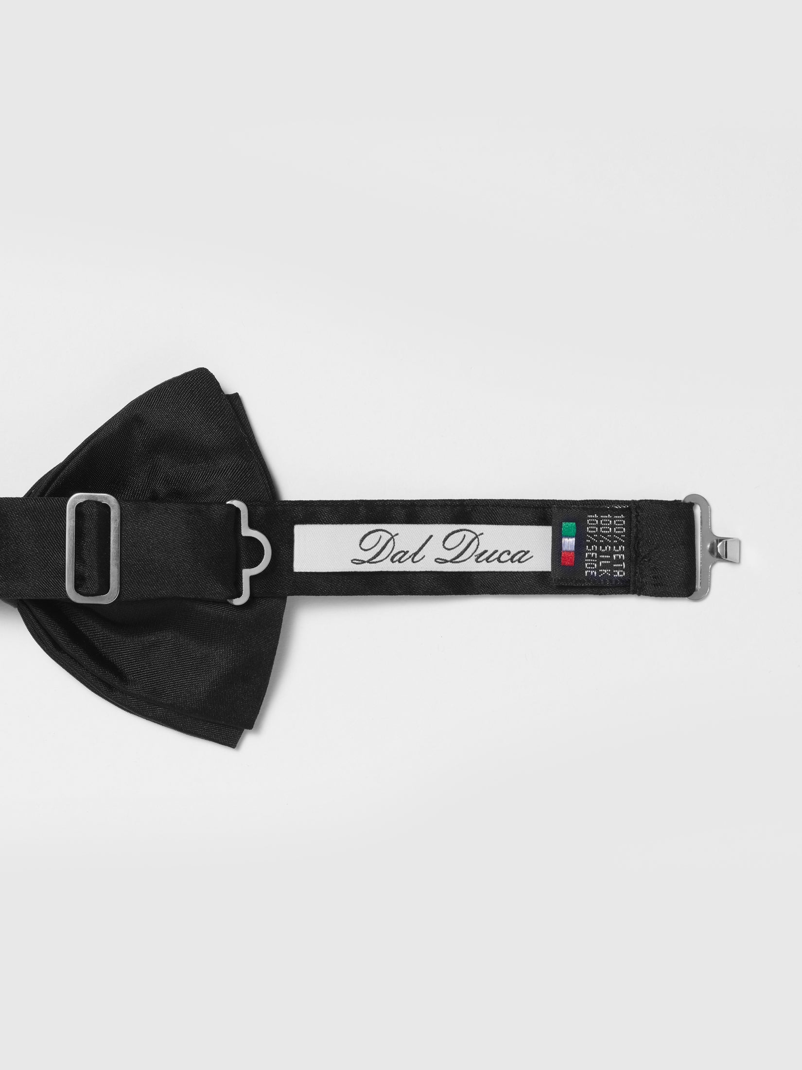 100% Silk Black Bow Tie - Made in Italy - Free shipping to Hong Kong