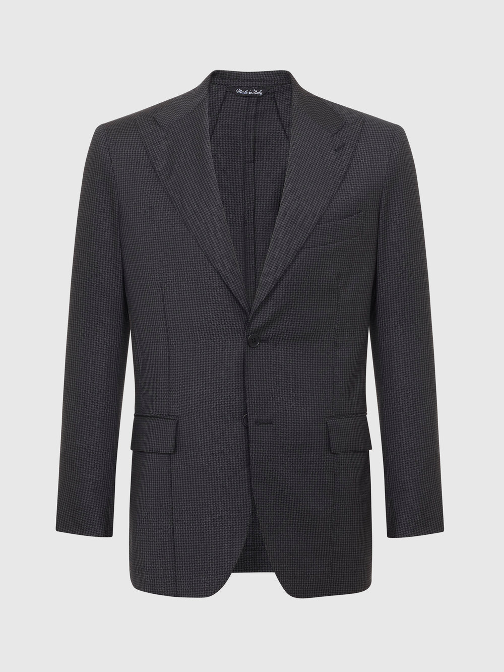 Houndstooth Dark Grey Suit