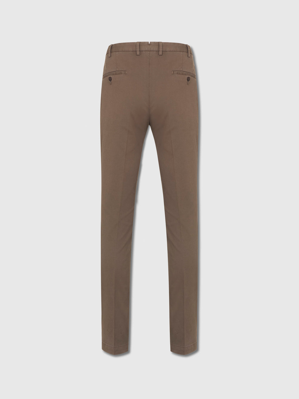Brown Cannetté Stretchy Chino