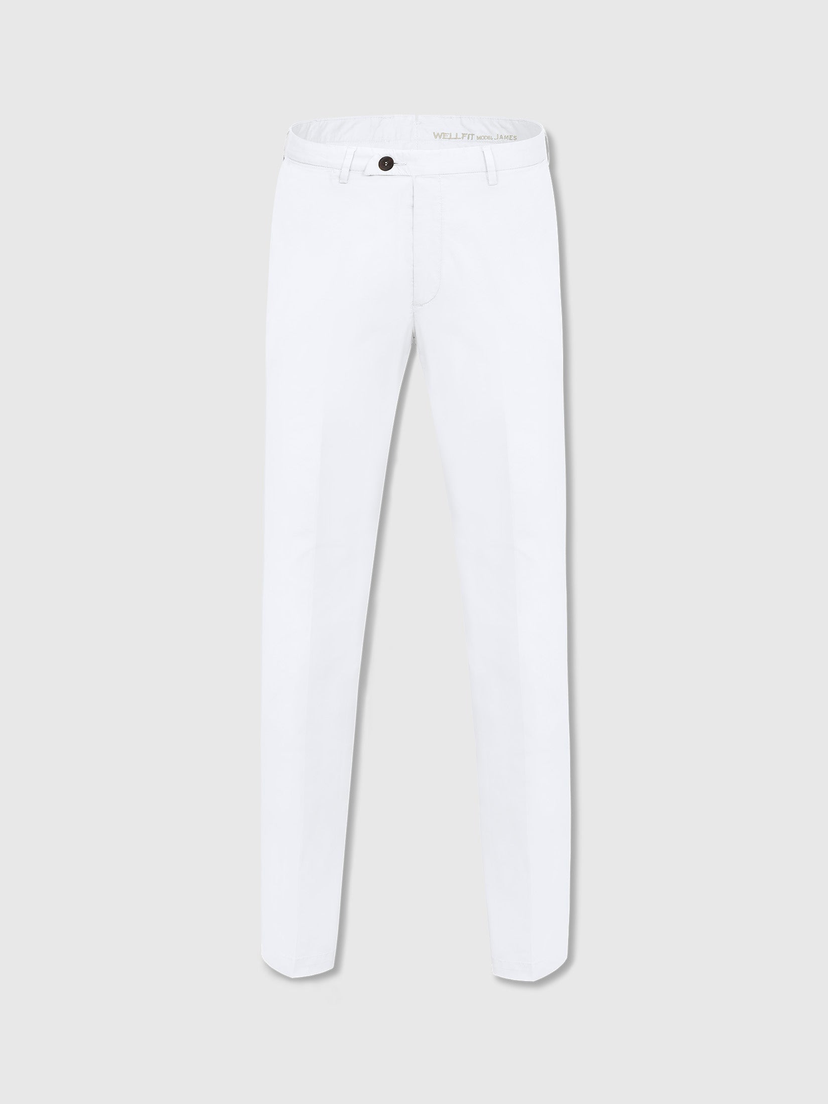 White Pima Stretchy Chino