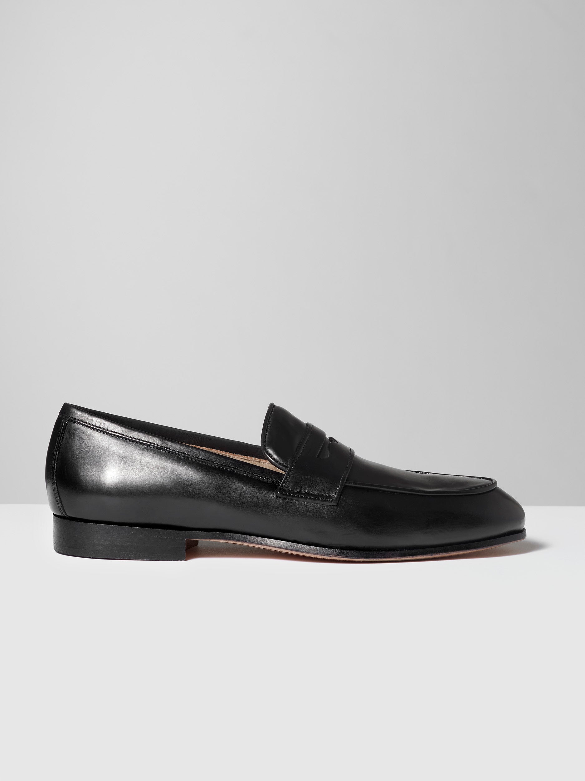 Black Penny Loafer Sacchetto - Made in Italy - Free shipping to Hong Kong