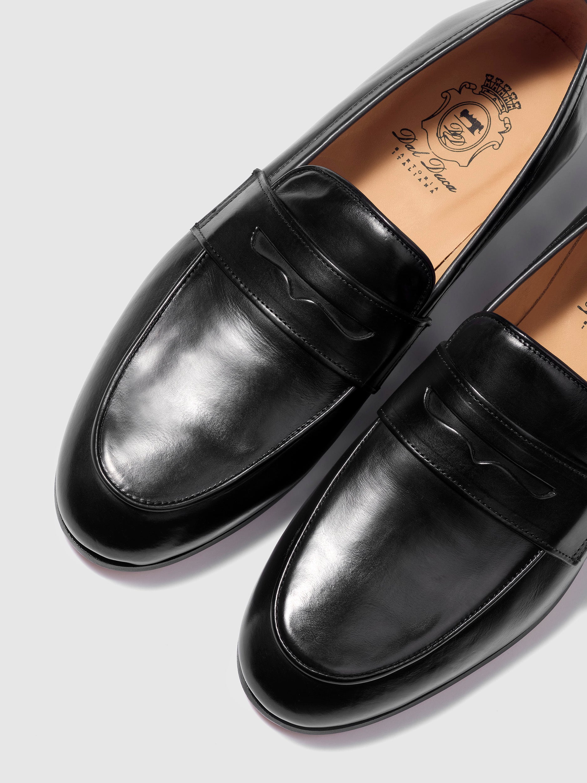 Black Penny Loafer Sacchetto