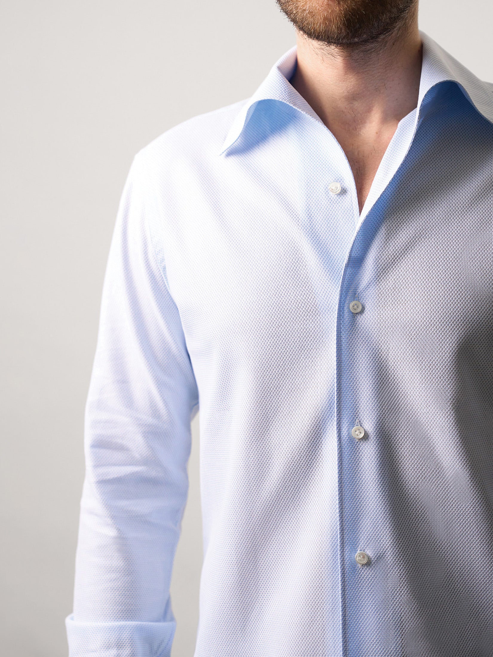 Light Blue One Piece Collar Shirt Light Blue One Piece Collar Shirt