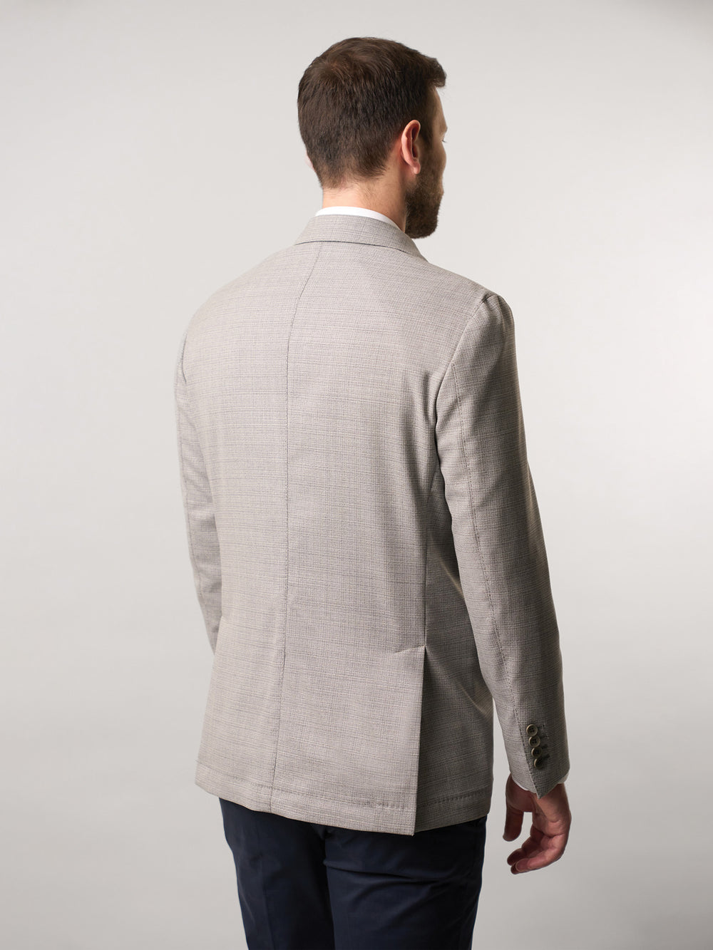 Grey Matte Effect Blazer