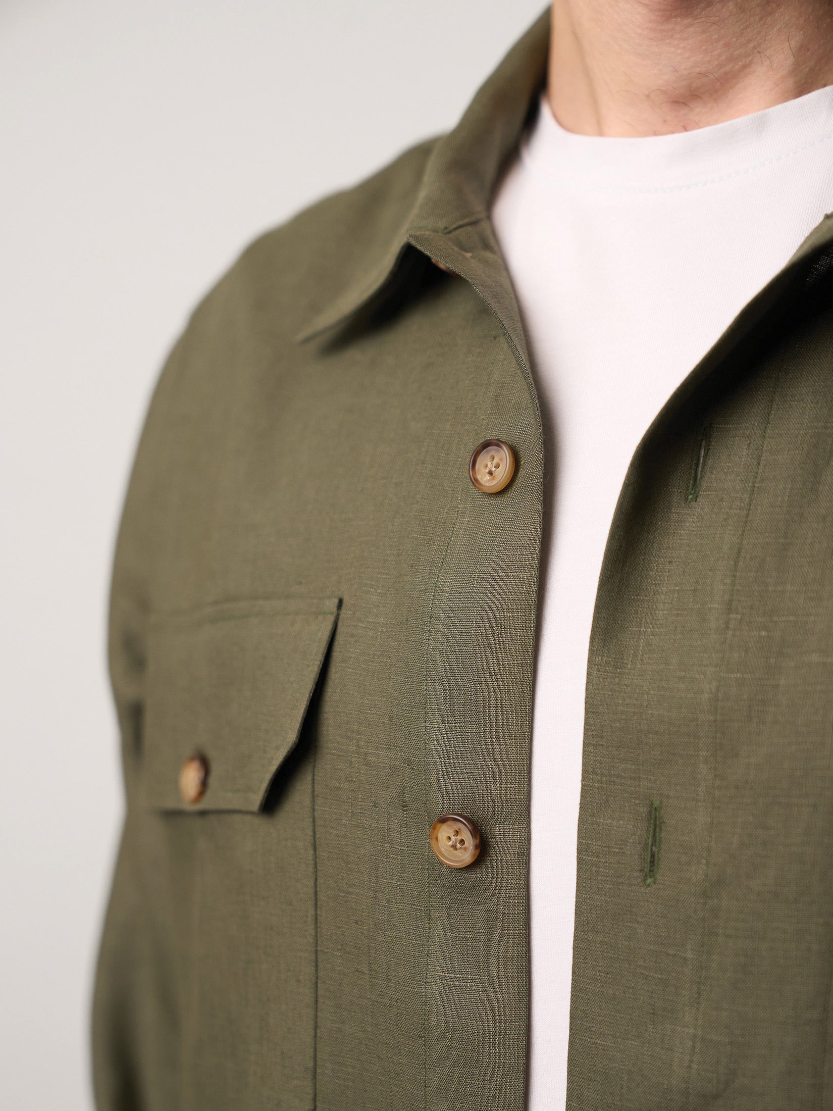 Casual Green COMO Shirt