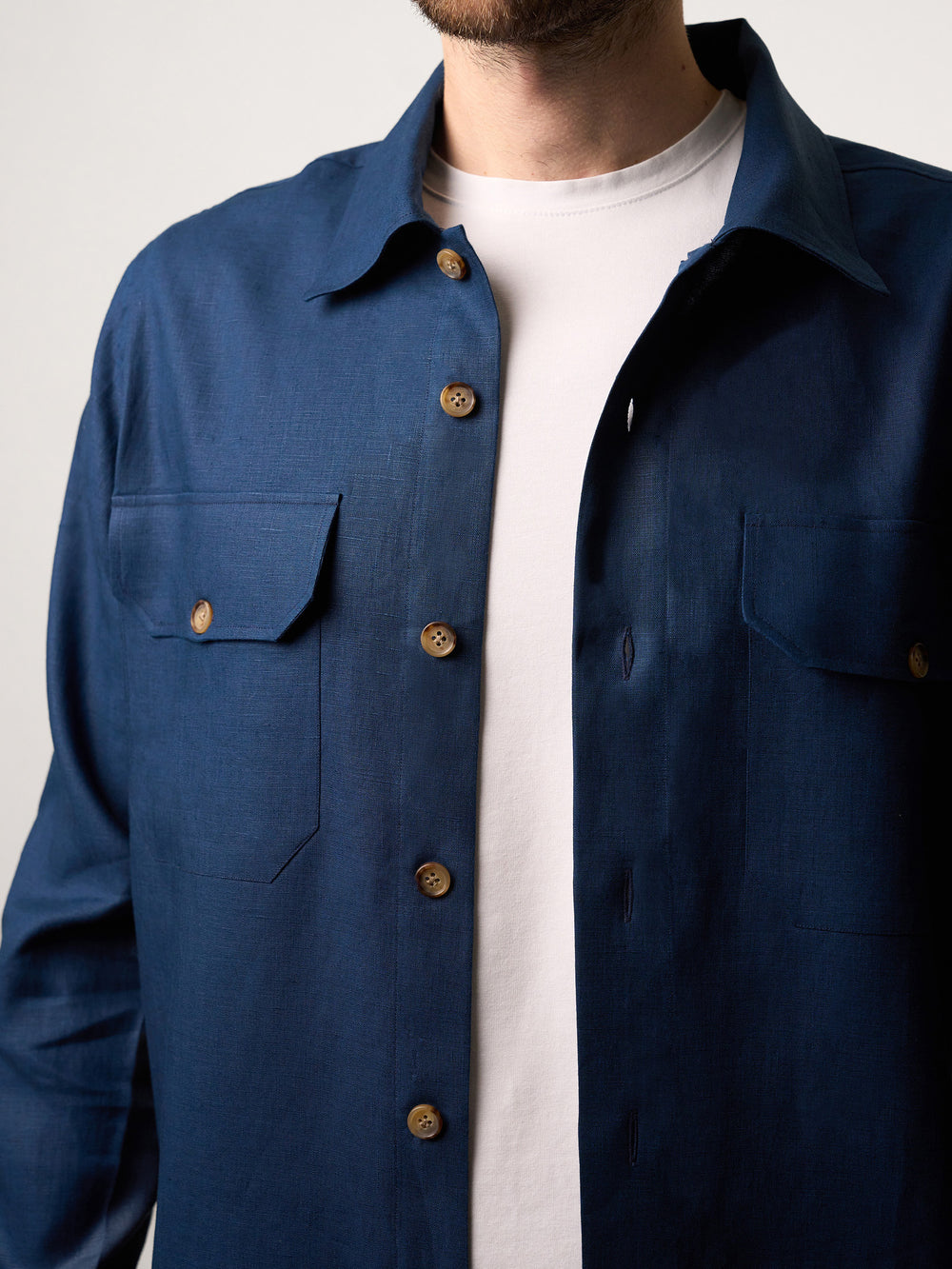 Casual Blue COMO Shirt