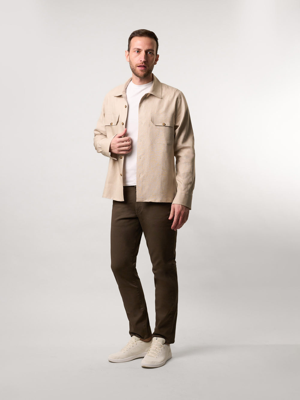 Brown Five-Pocket Trousers