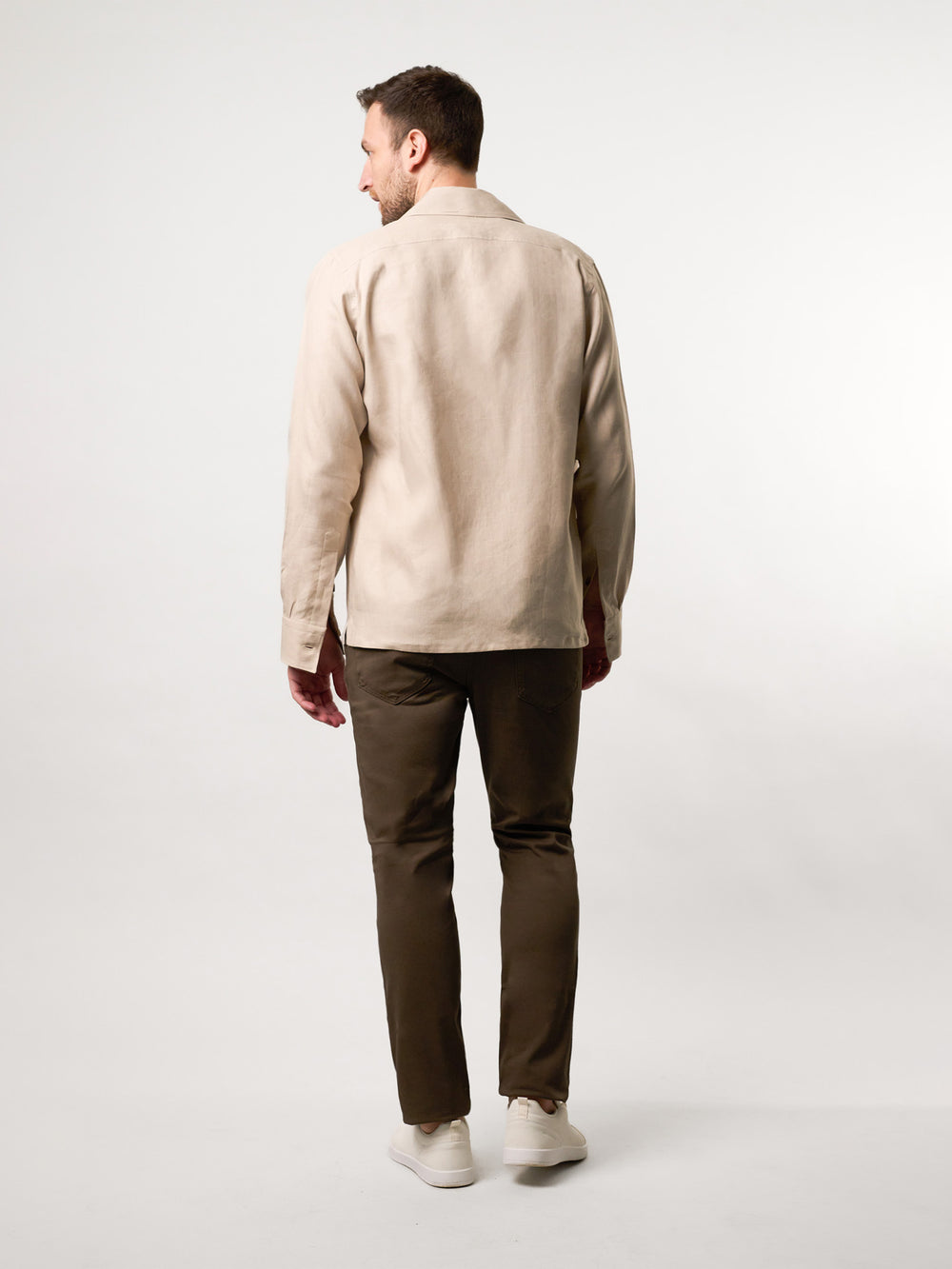 Beige Shirt for Men | Beige COMO Shirt