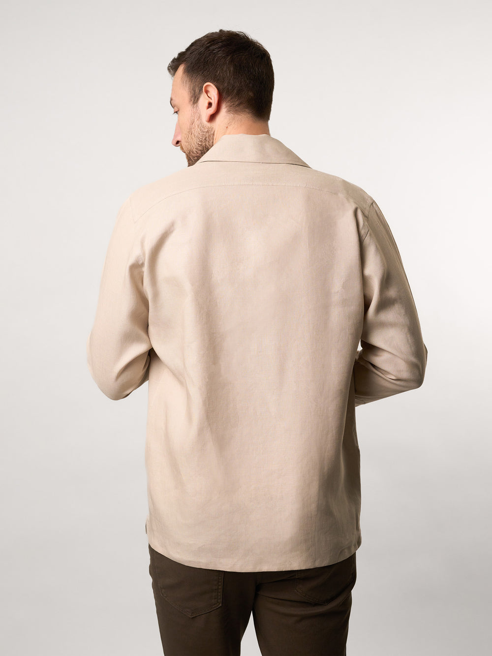 Beige Shirt for Men | Beige COMO Shirt | Dal Duca Beige Shirt for Men | Beige COMO Shirt | Dal Duca
